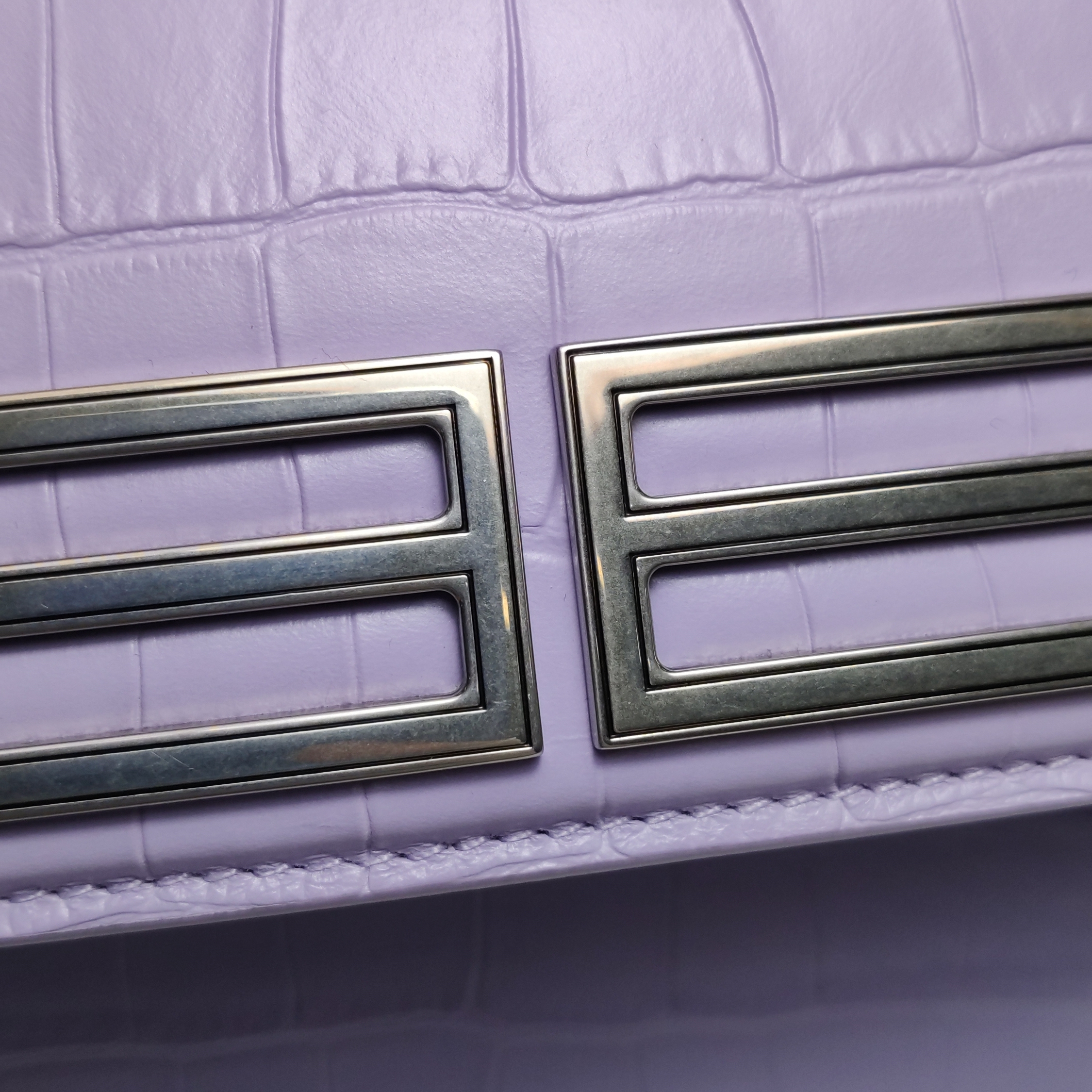 Balenciaga Gossip Flap Bag Crocodile Embossed Leather Small — photo 12 of 14