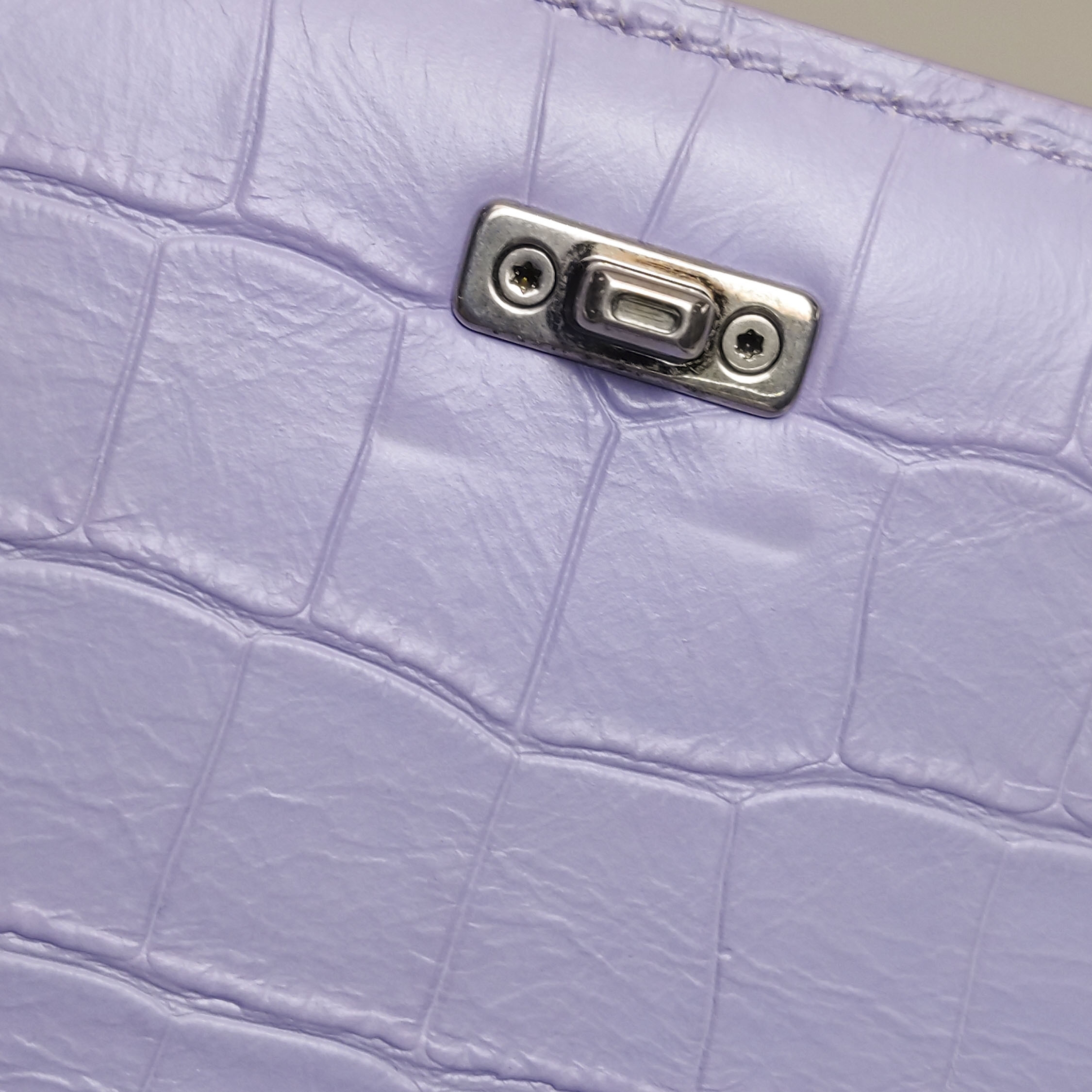 Balenciaga Gossip Flap Bag Crocodile Embossed Leather Small — photo 9 of 14