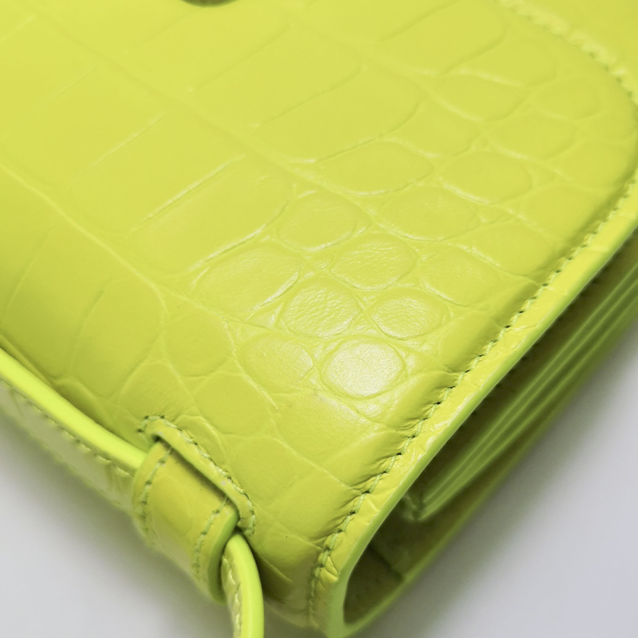 Balenciaga Gossip Flap Bag Crocodile Embossed Leather Small — photo 11 of 16