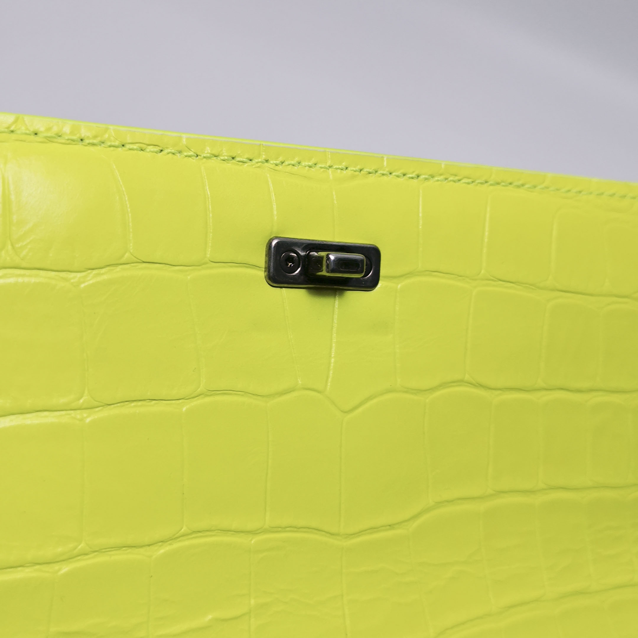 Balenciaga Gossip Flap Bag Crocodile Embossed Leather Small — photo 10 of 16