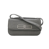Balenciaga Gossip Flap Bag Crocodile Embossed Leather Small — thumbnail 1