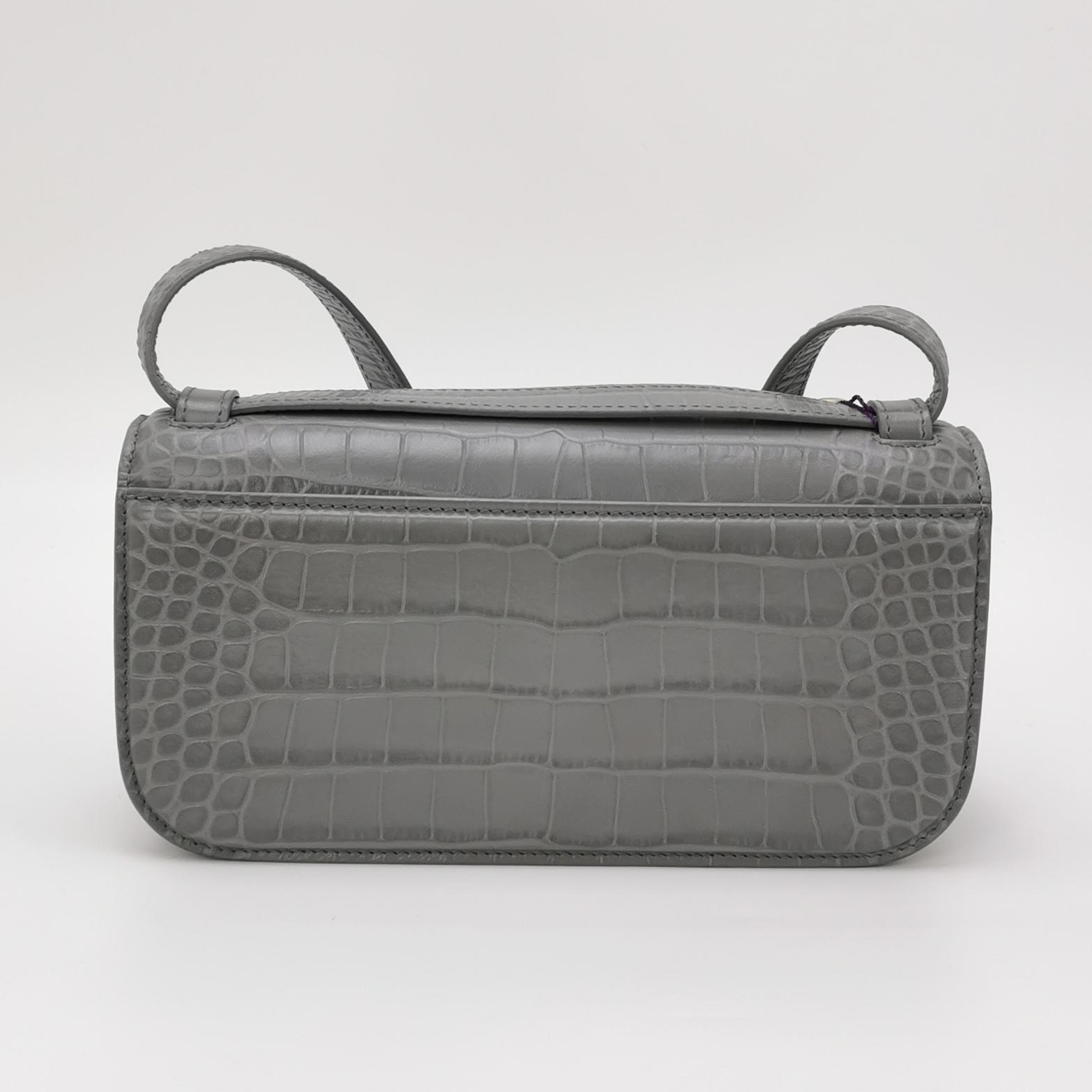 Balenciaga Gossip Flap Bag Crocodile Embossed Leather Small — photo 5 of 18