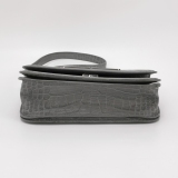 Balenciaga Gossip Flap Bag Crocodile Embossed Leather Small — thumbnail 6