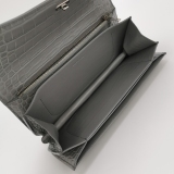 Balenciaga Gossip Flap Bag Crocodile Embossed Leather Small — thumbnail 7