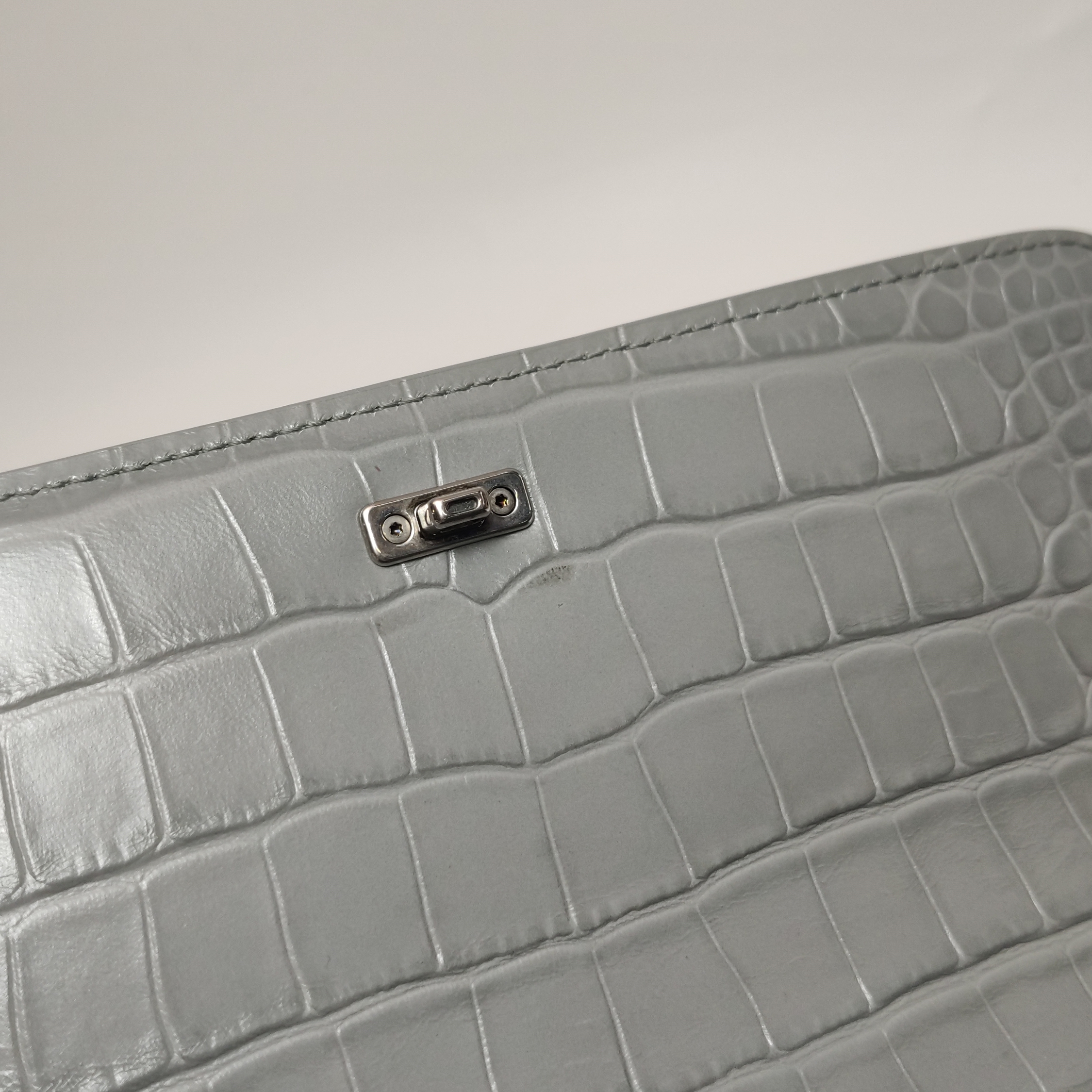 Balenciaga Gossip Flap Bag Crocodile Embossed Leather Small — photo 14 of 18