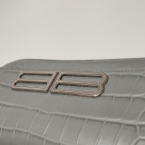 Balenciaga Gossip Flap Bag Crocodile Embossed Leather Small — thumbnail 15