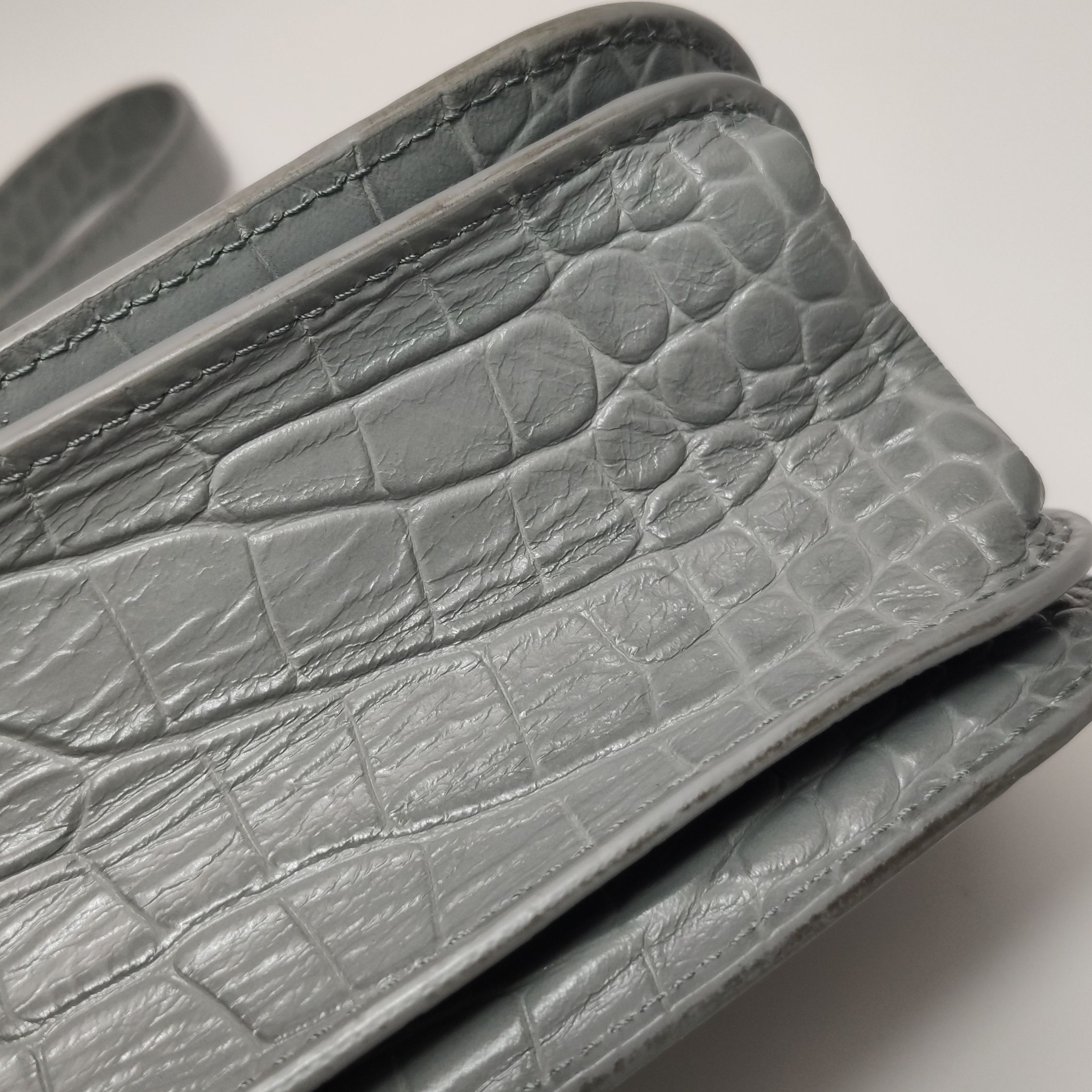 Balenciaga Gossip Flap Bag Crocodile Embossed Leather Small — photo 16 of 18