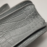 Balenciaga Gossip Flap Bag Crocodile Embossed Leather Small — thumbnail 16