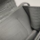 Balenciaga Gossip Flap Bag Crocodile Embossed Leather Small — thumbnail 9