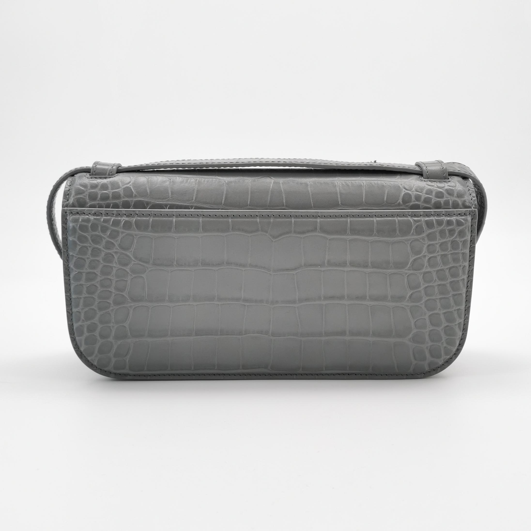 Balenciaga Gossip Flap Bag Crocodile Embossed Leather Small — photo 5 of 16