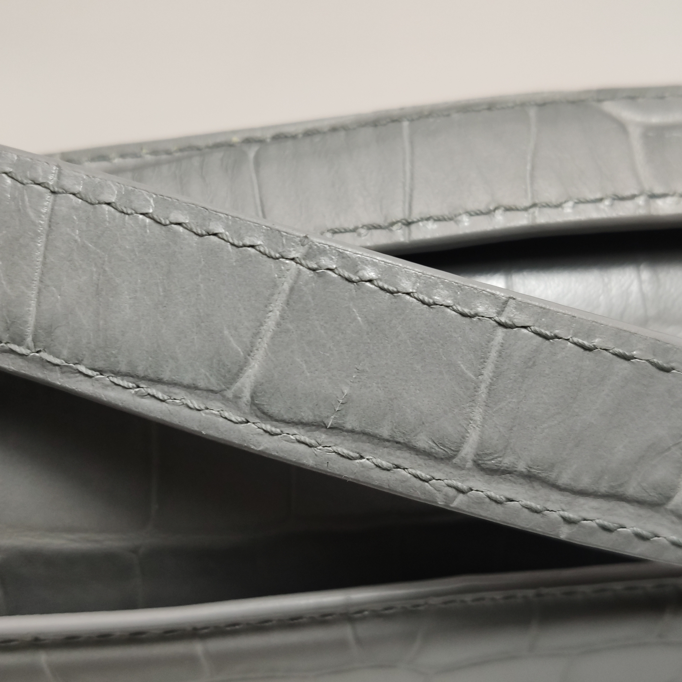 Balenciaga Gossip Flap Bag Crocodile Embossed Leather Small — photo 13 of 16