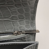 Balenciaga Gossip Flap Bag Crocodile Embossed Leather Small — thumbnail 12