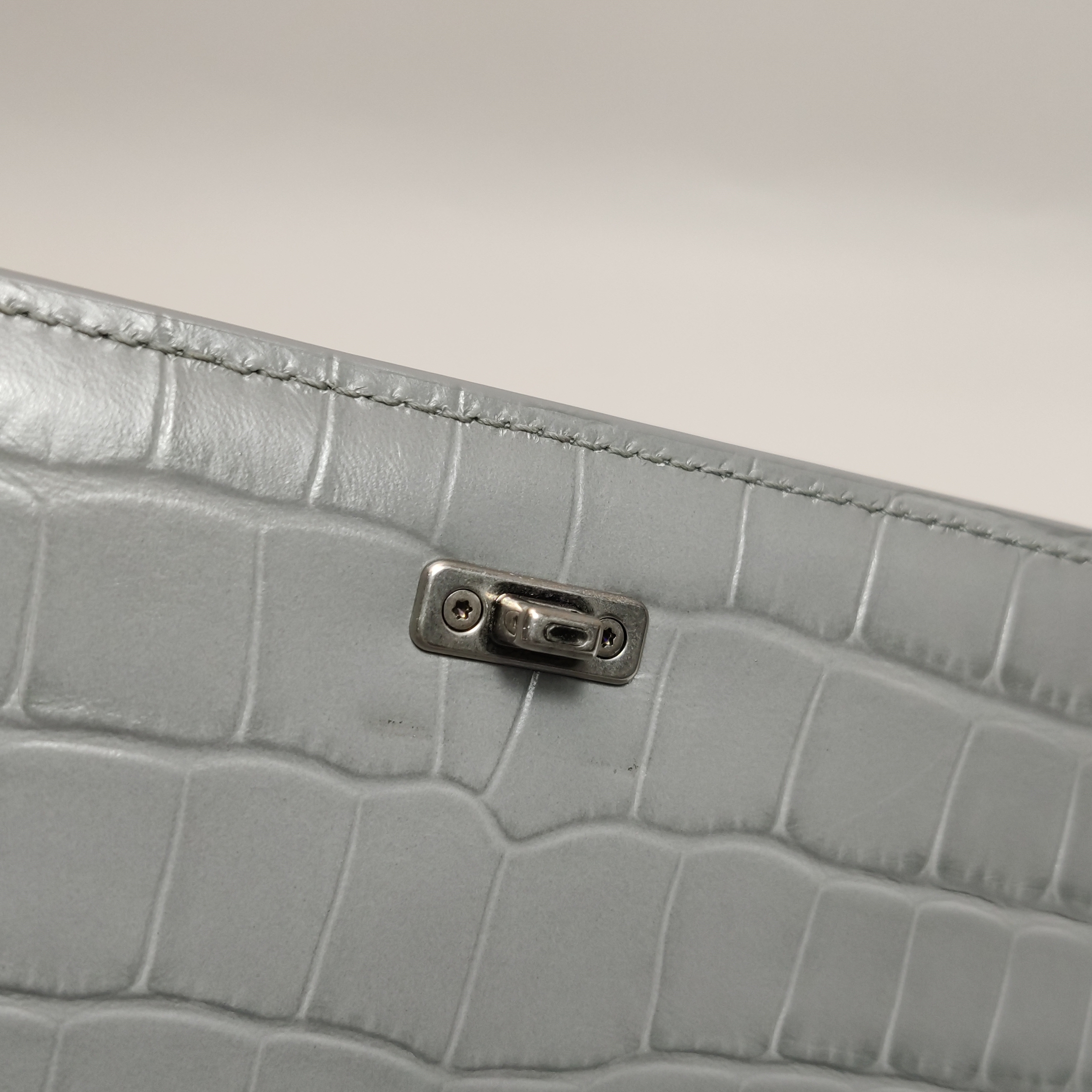 Balenciaga Gossip Flap Bag Crocodile Embossed Leather Small — photo 15 of 16