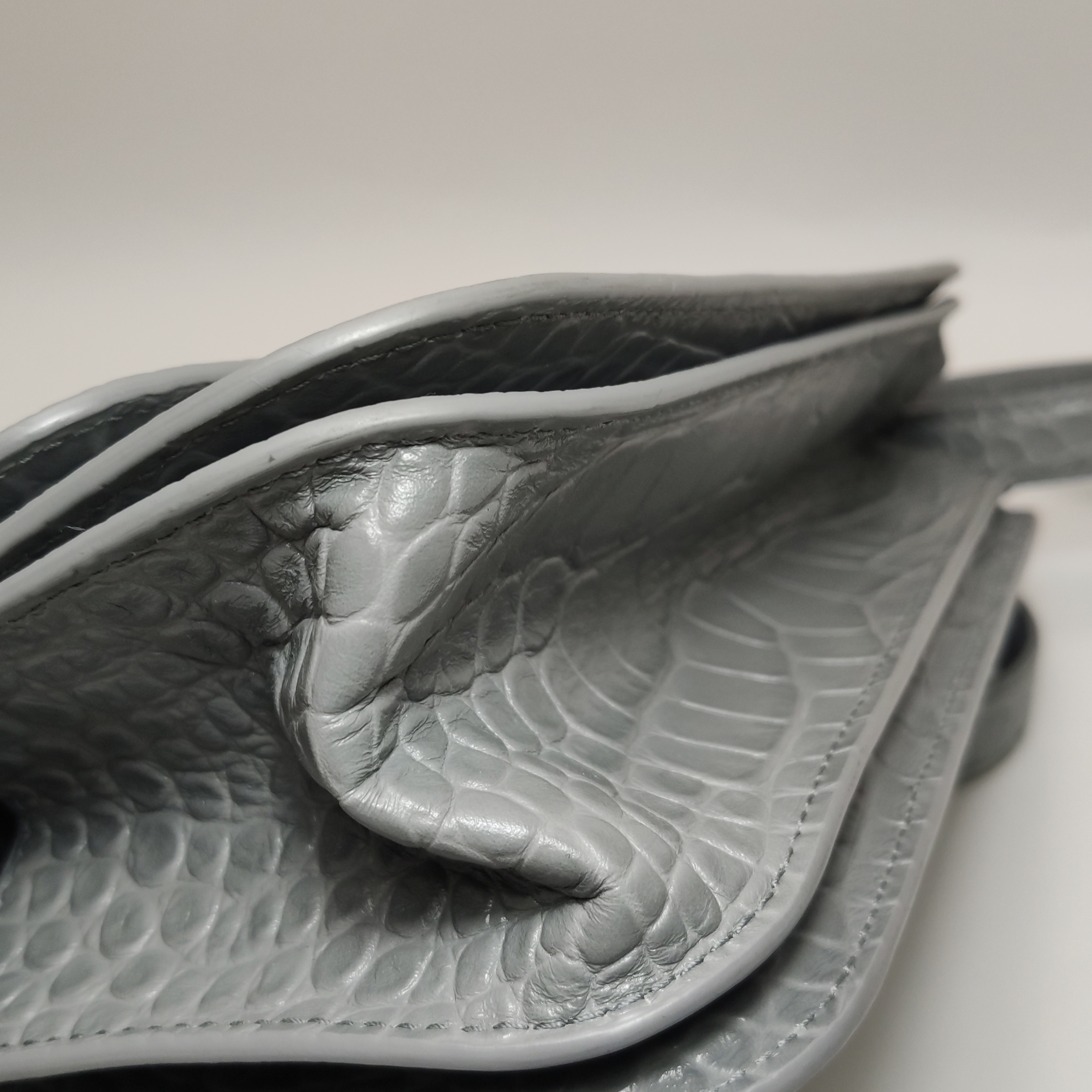 Balenciaga Gossip Flap Bag Crocodile Embossed Leather Small — photo 14 of 16