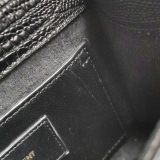 Saint Laurent Classic Monogram Tassel Crossbody Bag Crocodile Embossed Leather Mini — thumbnail 8
