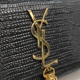 Saint Laurent Classic Monogram Tassel Crossbody Bag Crocodile Embossed Leather Mini — thumbnail 9