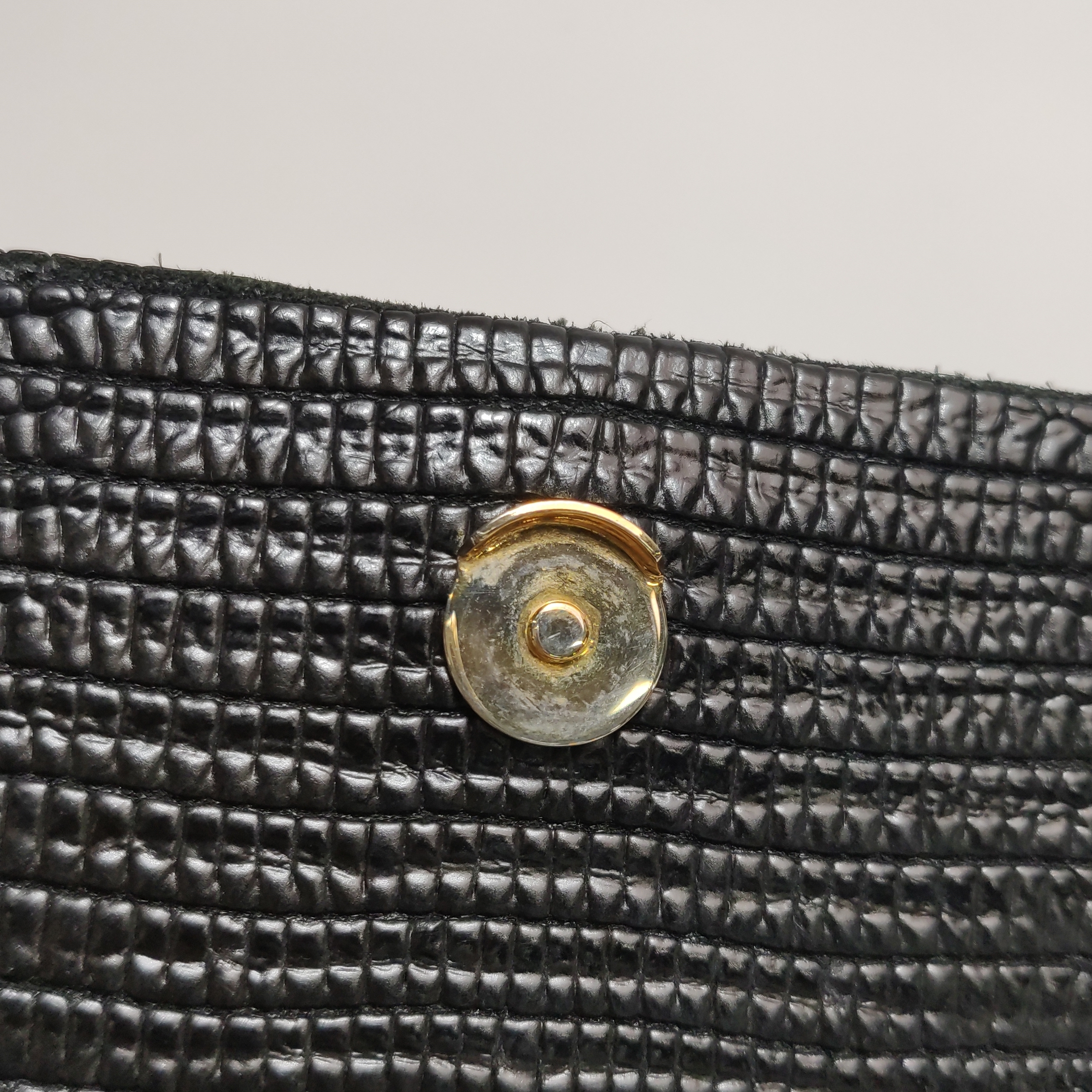 Saint Laurent Classic Monogram Tassel Crossbody Bag Crocodile Embossed Leather Mini — photo 14 of 15