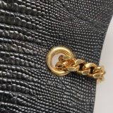 Saint Laurent Classic Monogram Tassel Crossbody Bag Crocodile Embossed Leather Mini — thumbnail 13