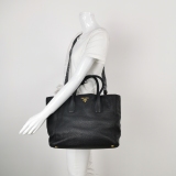 Prada Convertible Shopping Tote Vitello Daino — thumbnail 2