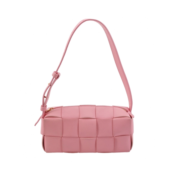Bottega Veneta Brick Cassette Shoulder Bag Maxi Intrecciato Leather Small — pre-owned, Vierlot