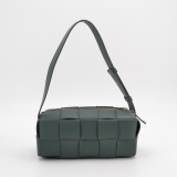 Bottega Veneta Brick Cassette Shoulder Bag Maxi Intrecciato Leather Small — thumbnail 5