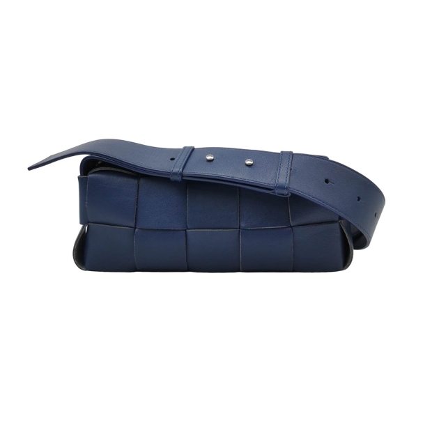 Bottega Veneta Brick Cassette Shoulder Bag Maxi Intrecciato Leather Small — pre-owned, Vierlot