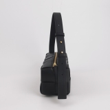 Bottega Veneta Brick Cassette Shoulder Bag Maxi Intrecciato Leather Small — thumbnail 3