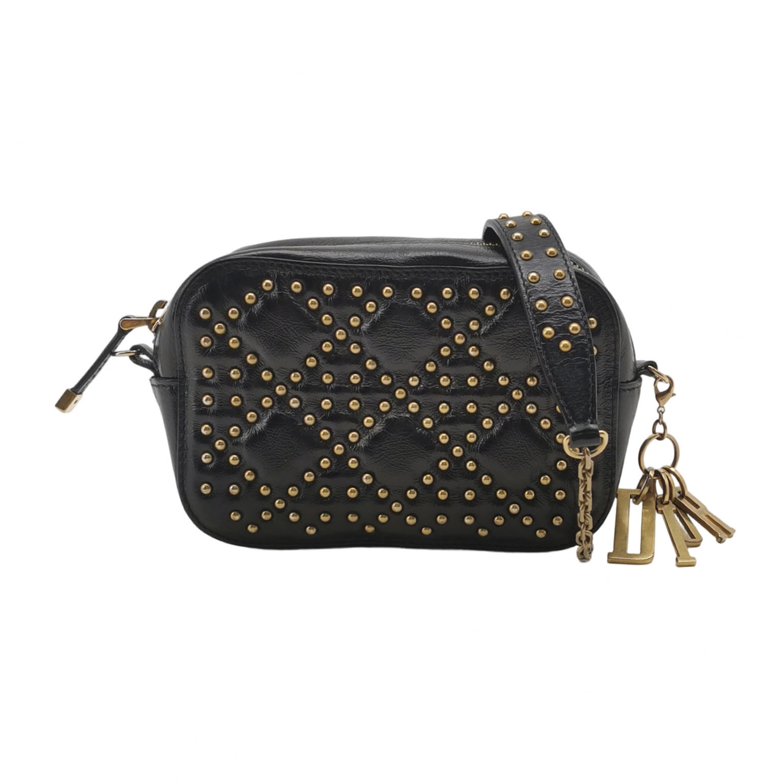 Christian Dior Lady Dior Camera Bag Cannage Studded Leather — photo 1 of 19
