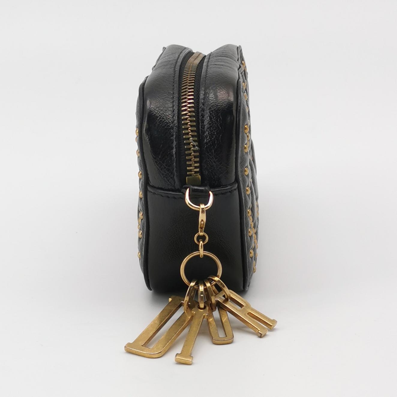 Christian Dior Lady Dior Camera Bag Cannage Studded Leather — photo 3 of 19