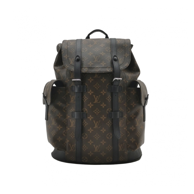 Louis Vuitton(LV) Christopher Backpack Macassar Monogram Canvas MM — pre-owned, Vierlot