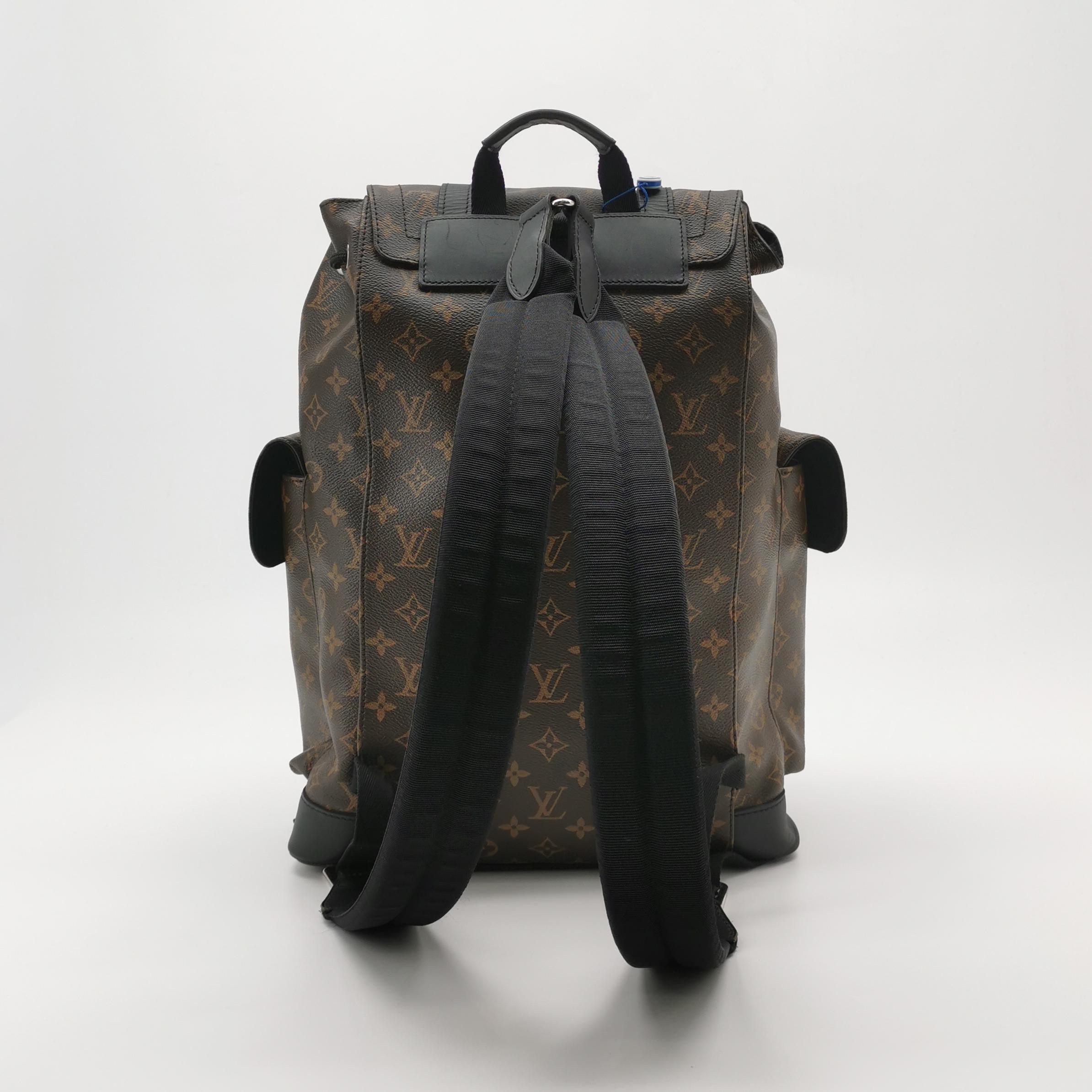 Louis Vuitton(LV) Christopher Backpack Macassar Monogram Canvas MM — photo 5 of 19