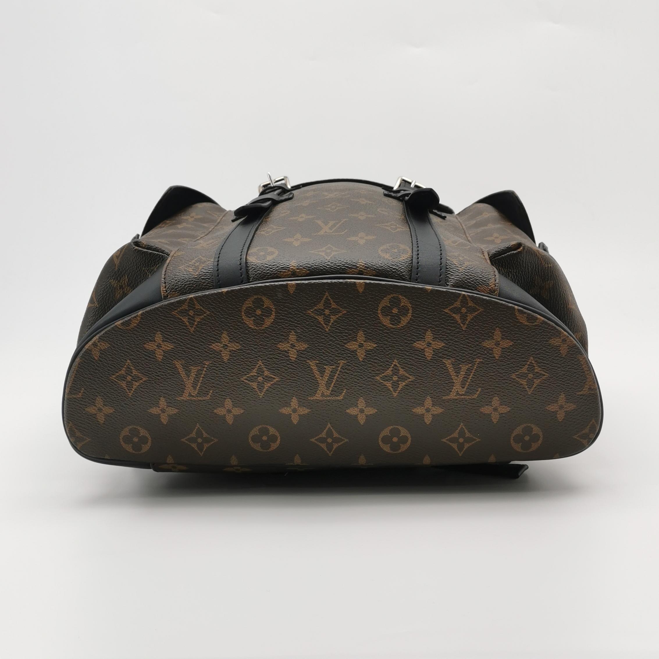 Louis Vuitton(LV) Christopher Backpack Macassar Monogram Canvas MM — photo 6 of 19
