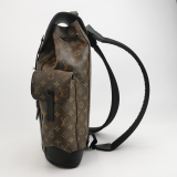Louis Vuitton(LV) Christopher Backpack Macassar Monogram Canvas MM — thumbnail 3
