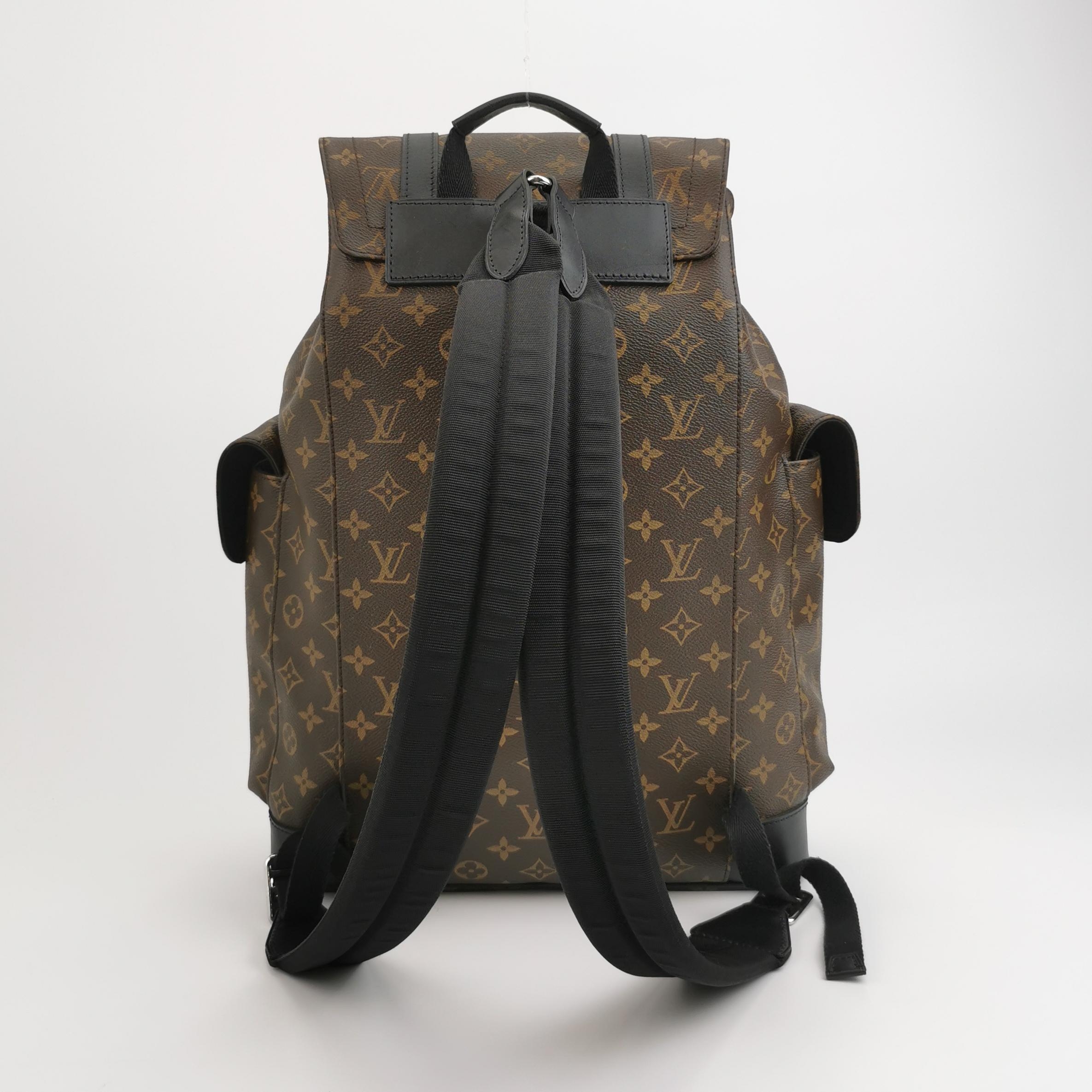 Louis Vuitton(LV) Christopher Backpack Macassar Monogram Canvas MM — photo 5 of 18
