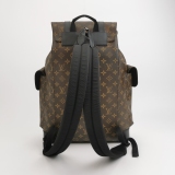 Louis Vuitton(LV) Christopher Backpack Macassar Monogram Canvas MM — thumbnail 5