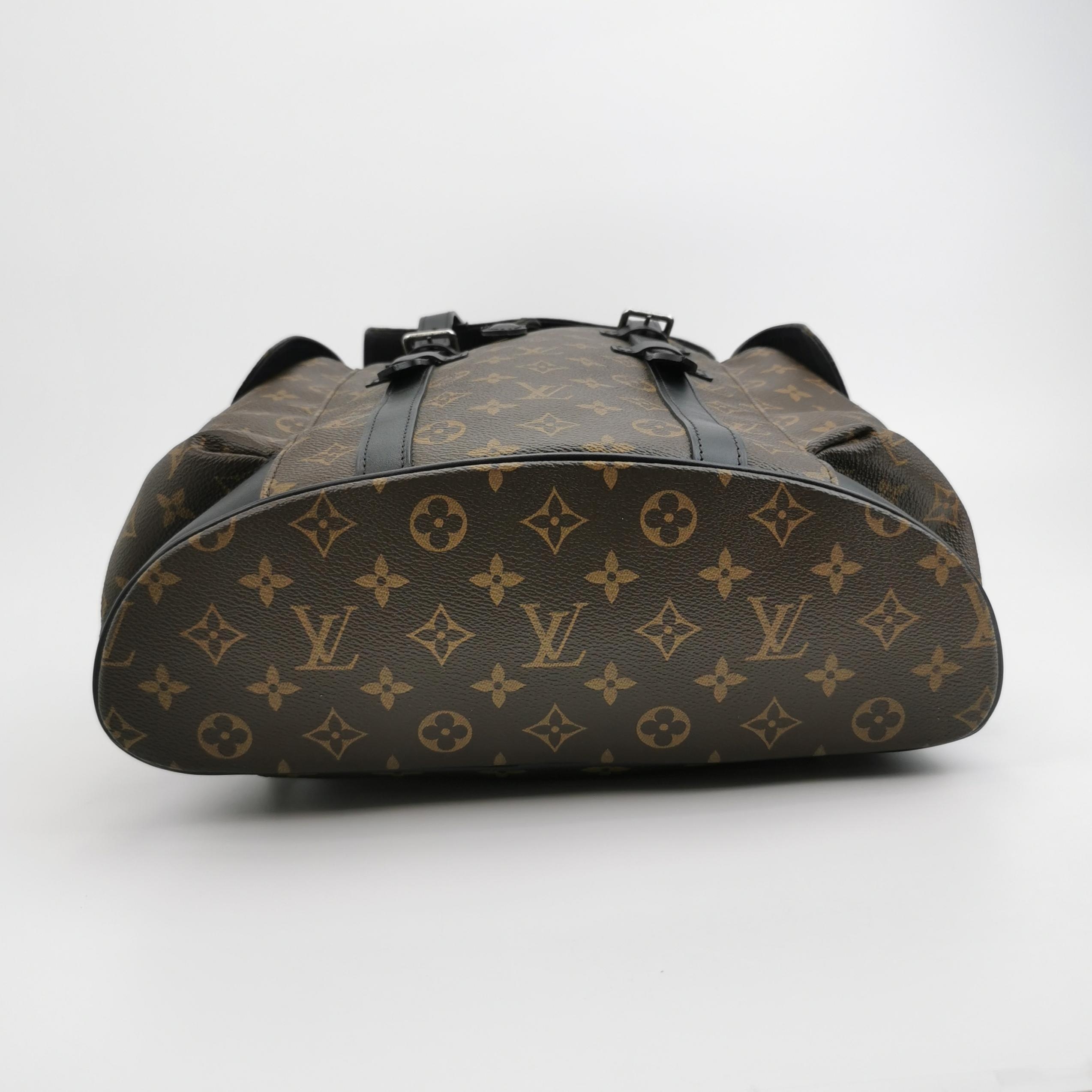Louis Vuitton(LV) Christopher Backpack Macassar Monogram Canvas MM — photo 6 of 18