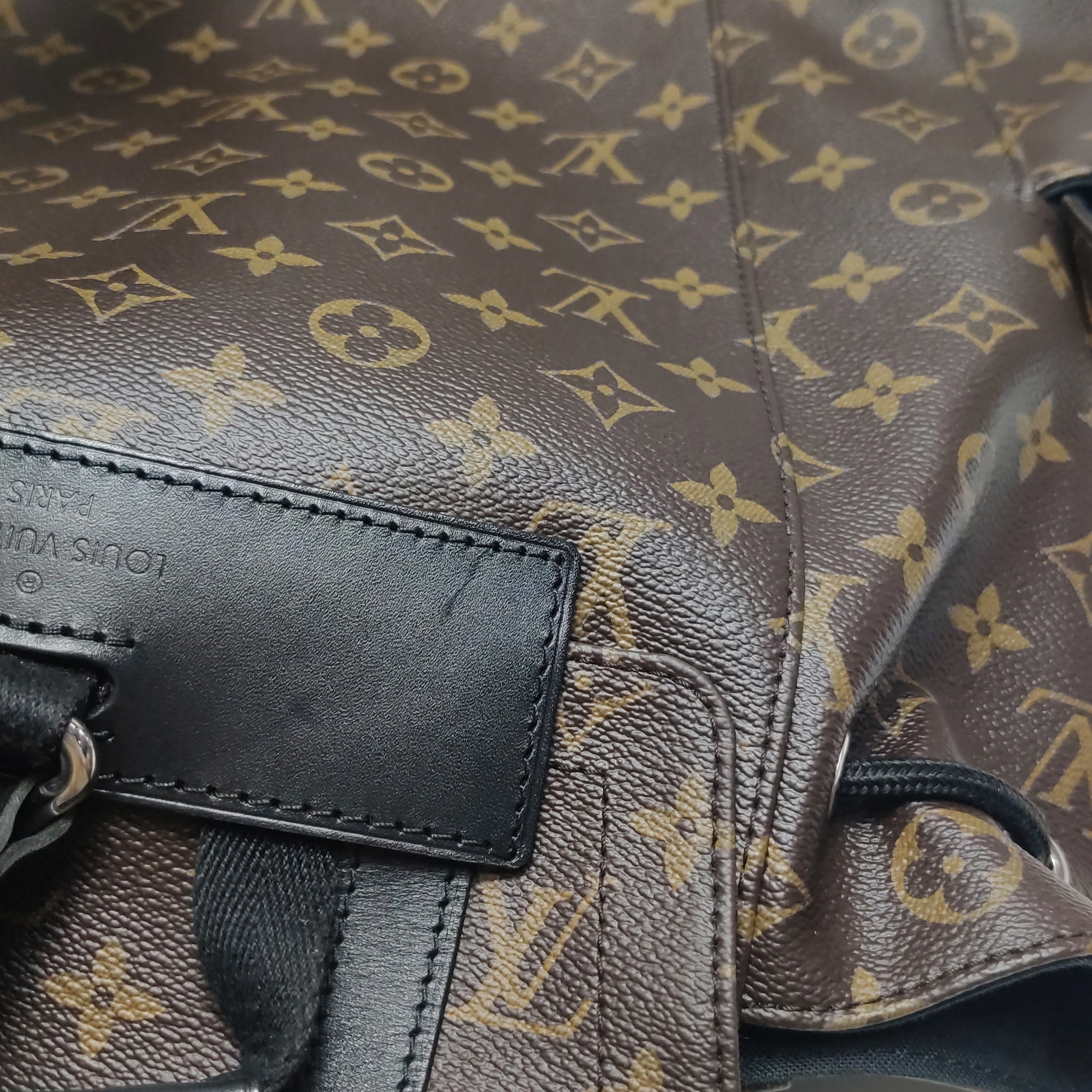 Louis Vuitton(LV) Christopher Backpack Macassar Monogram Canvas MM — photo 10 of 18