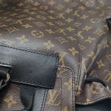 Louis Vuitton(LV) Christopher Backpack Macassar Monogram Canvas MM — thumbnail 10