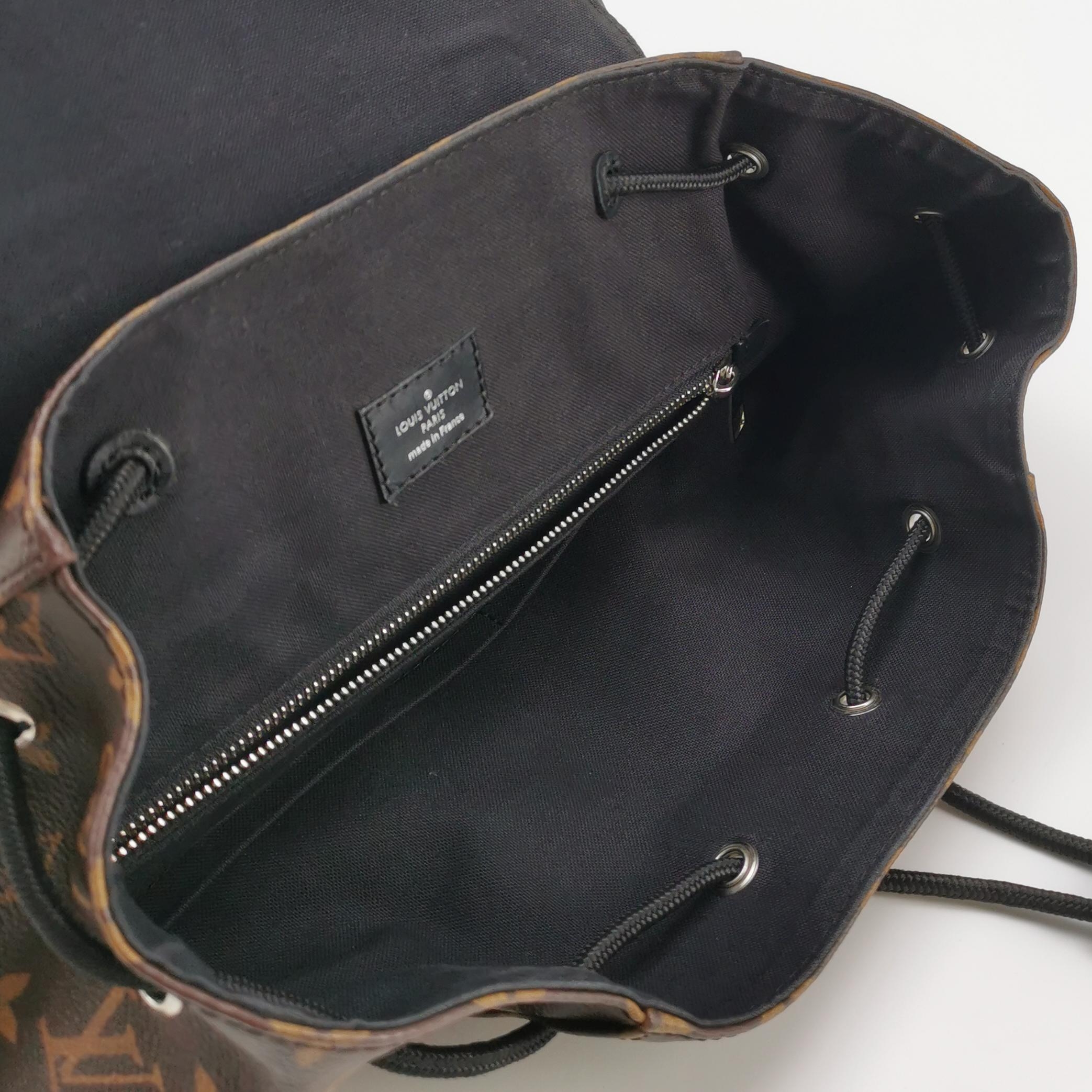 Louis Vuitton(LV) Christopher Backpack Macassar Monogram Canvas MM — photo 3 of 20