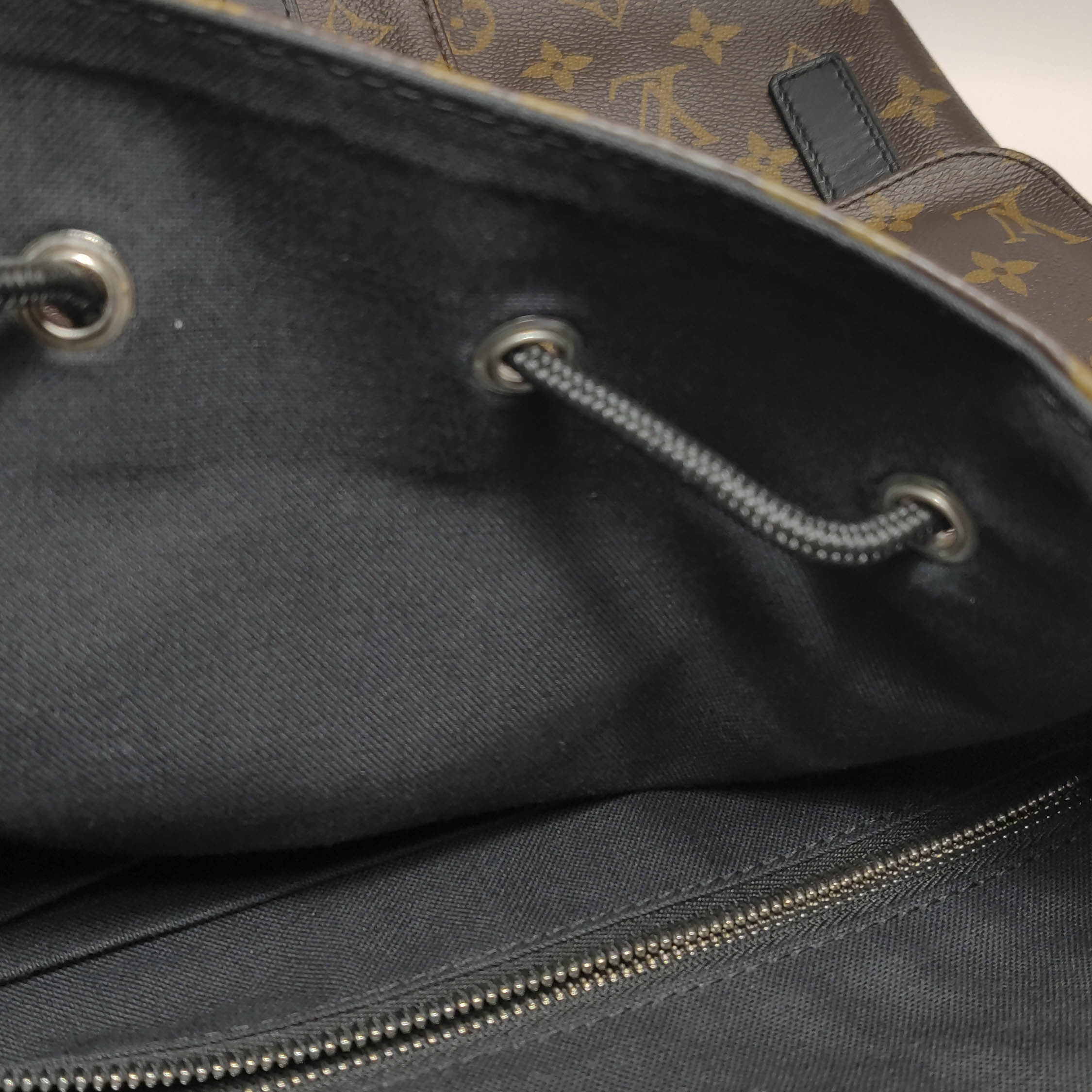 Louis Vuitton(LV) Christopher Backpack Macassar Monogram Canvas MM — photo 6 of 20
