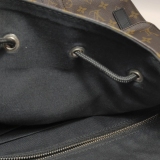 Louis Vuitton(LV) Christopher Backpack Macassar Monogram Canvas MM — thumbnail 6
