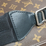 Louis Vuitton(LV) Christopher Backpack Macassar Monogram Canvas MM — thumbnail 12