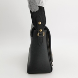 Burberry Note Crossbody Bag Leather with Vintage Check Canvas Medium — thumbnail 4