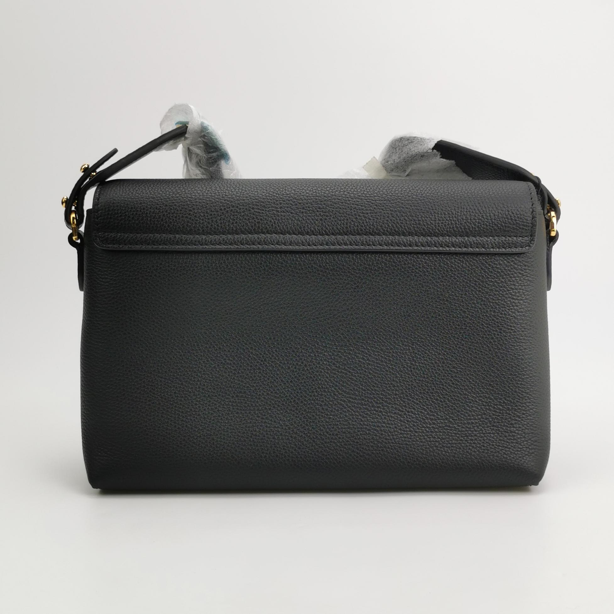 Burberry Note Crossbody Bag Leather with Vintage Check Canvas Medium — photo 5 of 12