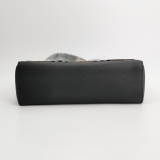 Burberry Note Crossbody Bag Leather with Vintage Check Canvas Medium — thumbnail 6