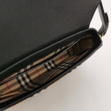 Burberry Note Crossbody Bag Leather with Vintage Check Canvas Medium — thumbnail 7