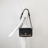 Burberry Note Crossbody Bag Leather with Vintage Check Canvas Medium — thumbnail 2