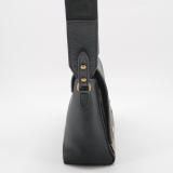 Burberry Note Crossbody Bag Leather with Vintage Check Canvas Medium — thumbnail 4