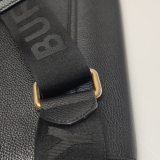 Burberry Note Crossbody Bag Leather with Vintage Check Canvas Medium — thumbnail 13