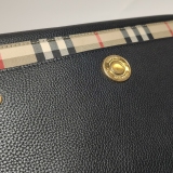 Burberry Note Crossbody Bag Leather with Vintage Check Canvas Medium — thumbnail 10
